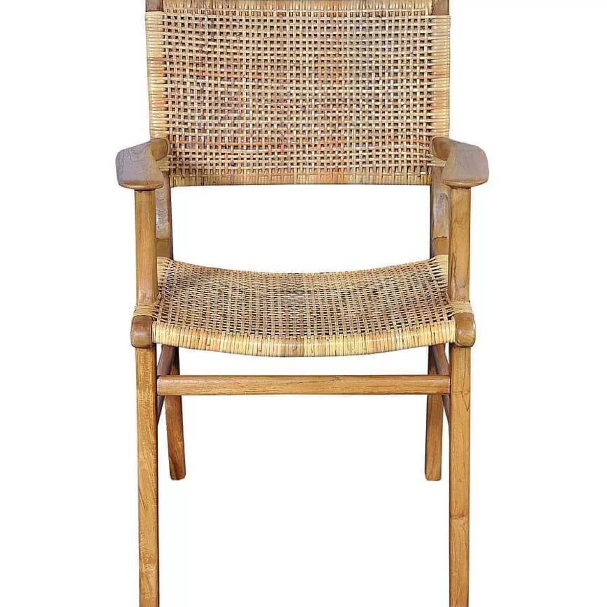 Armlehnstuhl Rattan Teak Natur>mutoni sweet home Discount