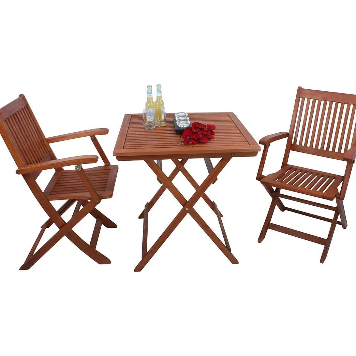 Balkon-Set Seattle Eukalyptus Natur (3-Tlg)>mutoni pleasure Sale