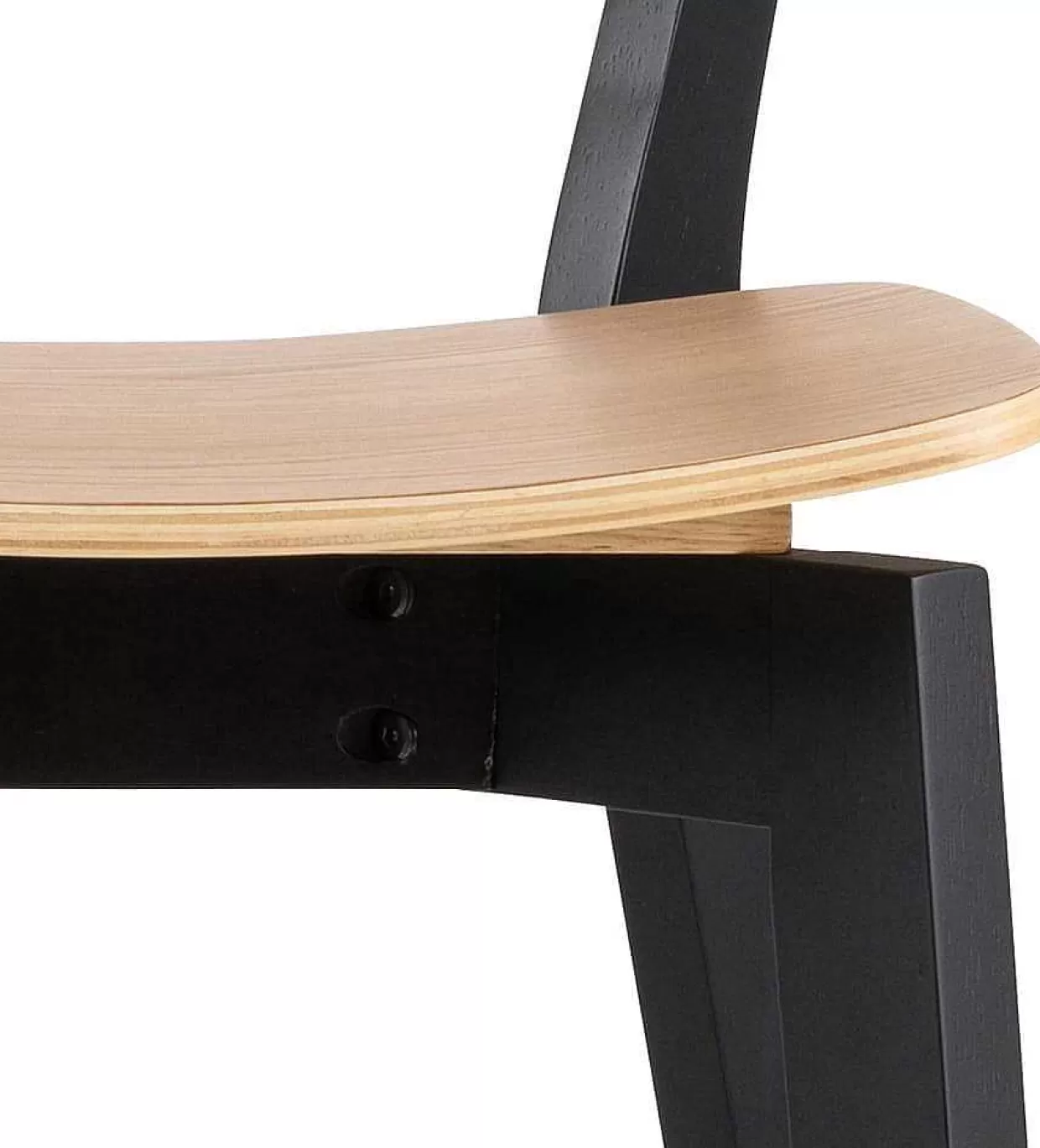 Barhocker Enrico Rubberwood Natur Schwarz 105 (1 Stuck)>mutoni scandi Clearance