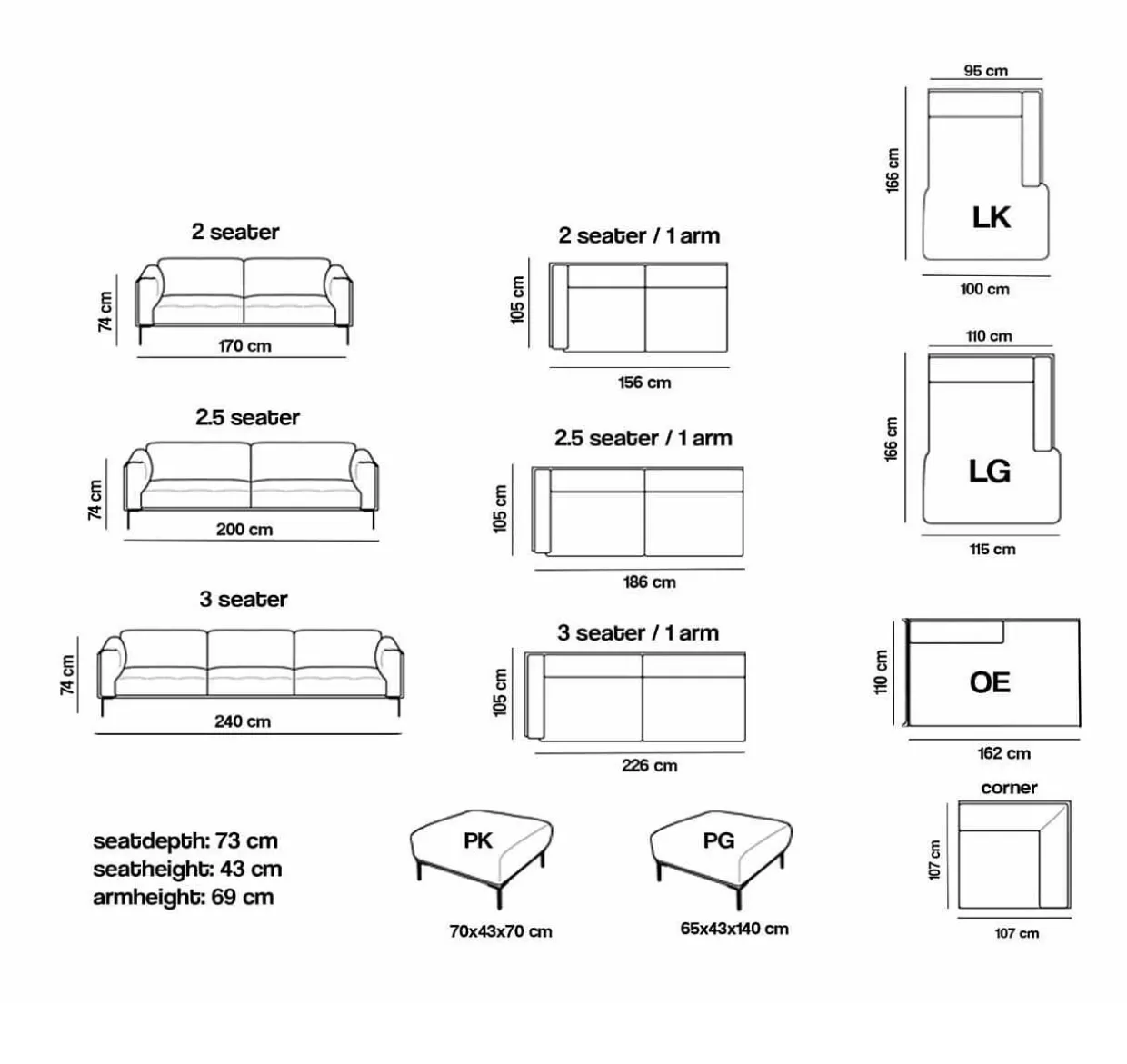 Bigsofa Bern Plus 3-Sitzer 240Cm>mutoni original Best Sale