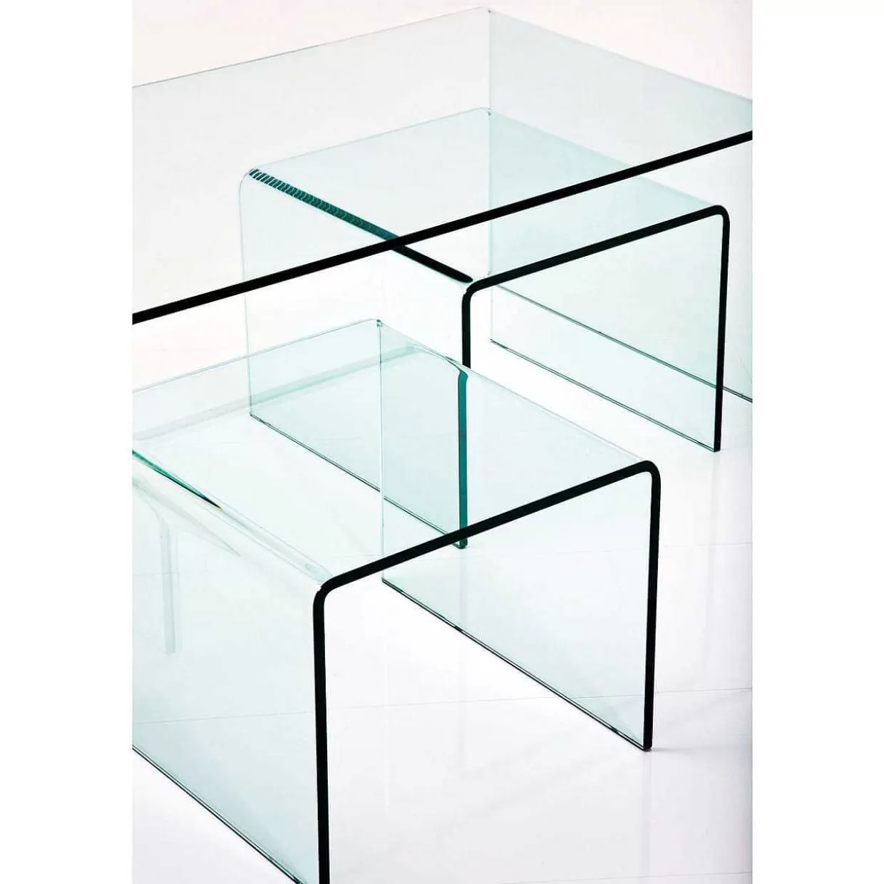 Clear Club Couchtisch (3/Set)>KARE Design Fashion