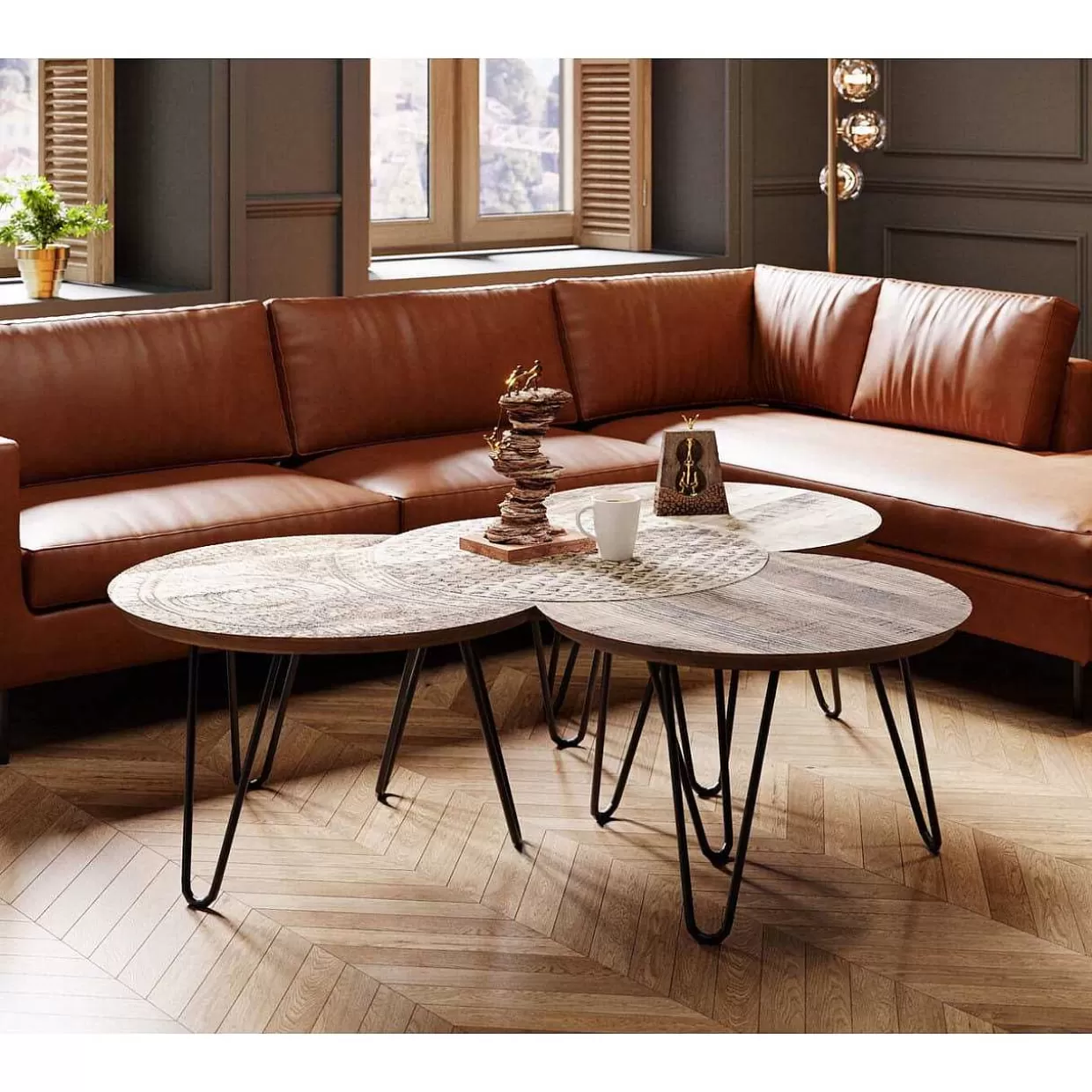 Couchtisch Puro (4/Set)>KARE Design Fashion