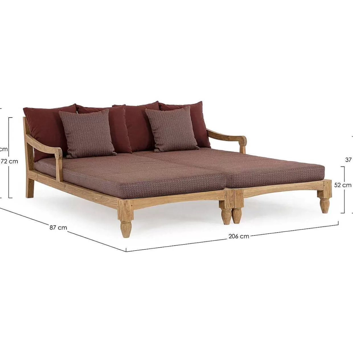 Daybed Bali Wine (2Er-Set)>mutoni lifestyle Store