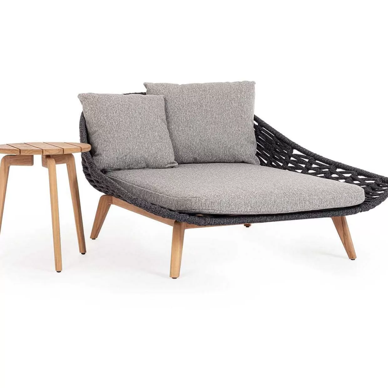 Daybed Tamires Teakholz Anthrazit 136X161>mutoni lifestyle Discount