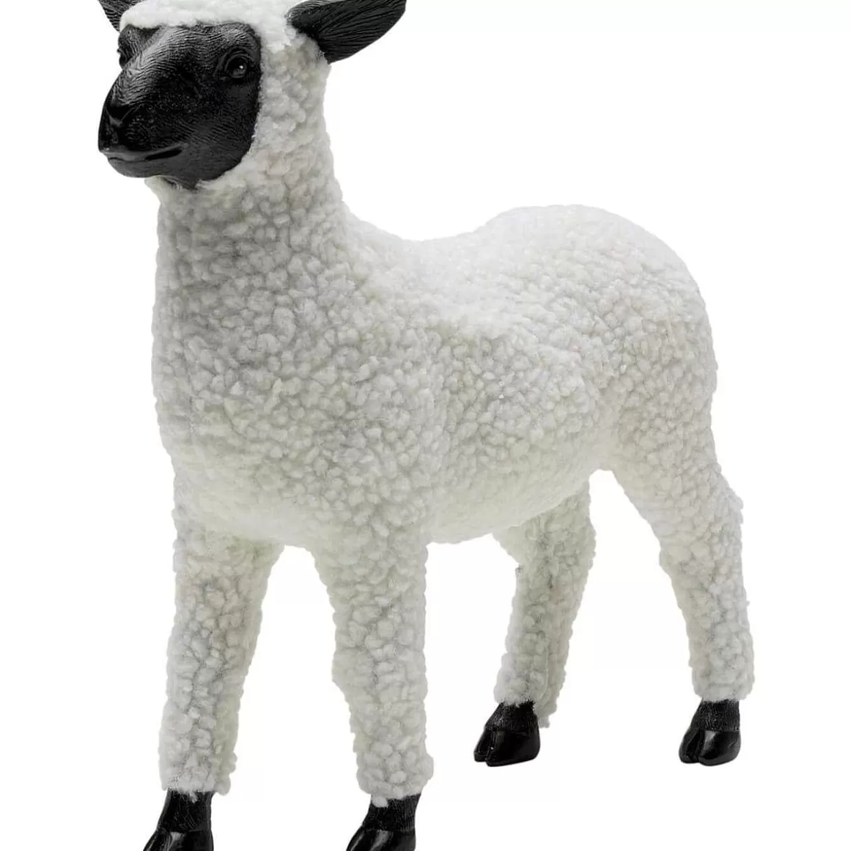 Deko Figur Happy Sheep Wool Weiss>KARE Design Shop