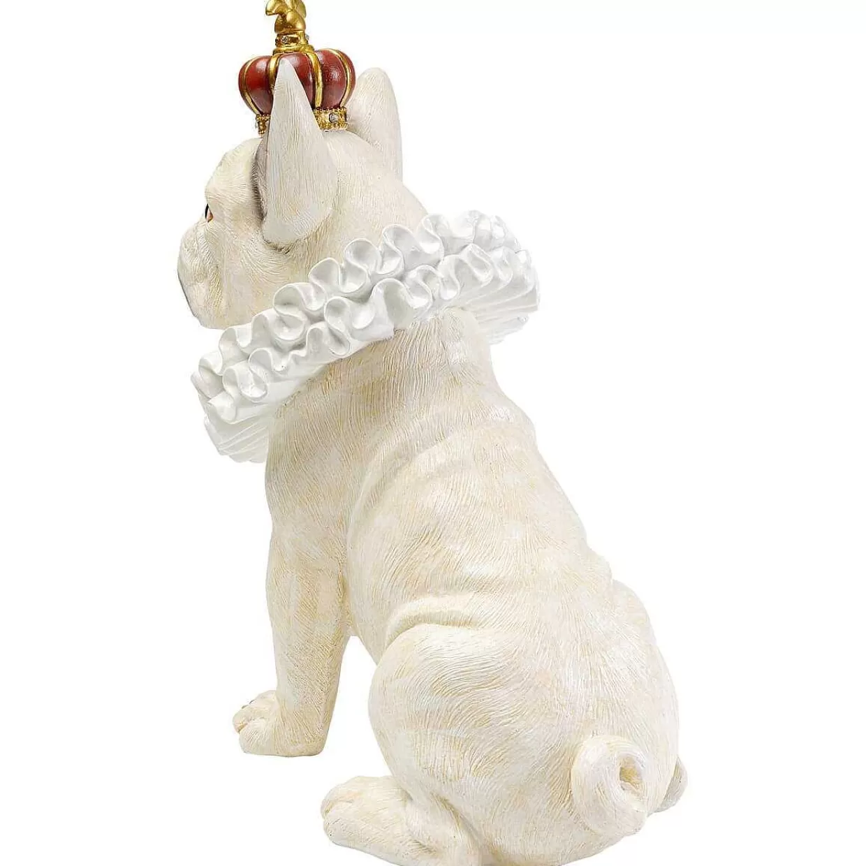 Deko Figur King Dog Weiss 33>KARE Design Online