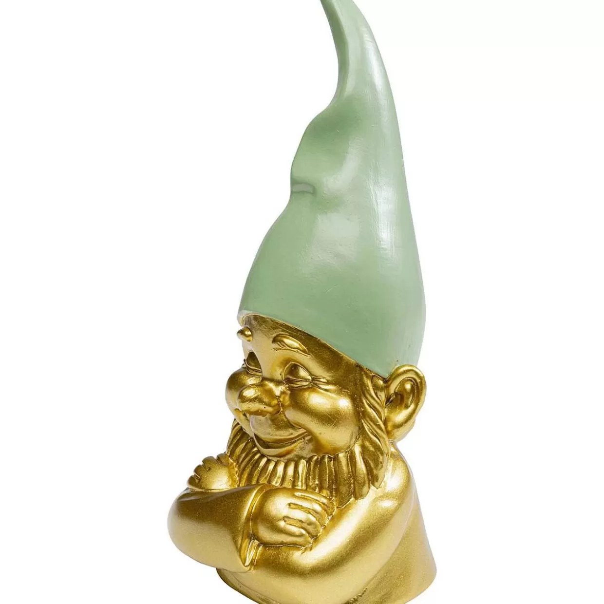 Deko Figur Zwerg Gold Grun 21>KARE Design Online