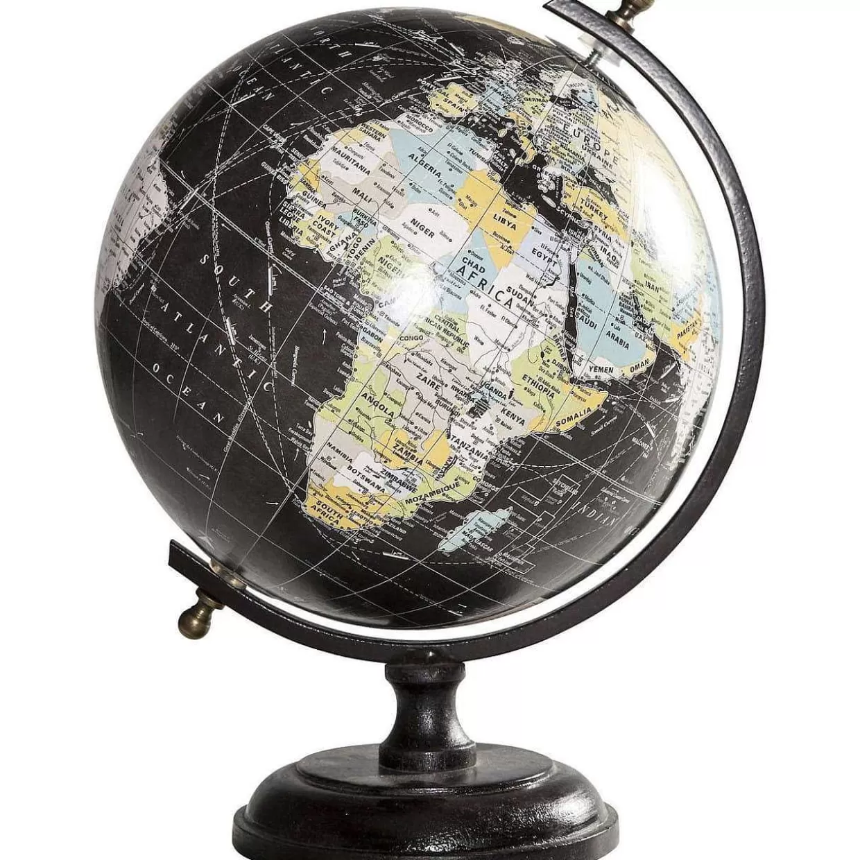 Deko Globus Vintage Schwarz>KARE Design Outlet