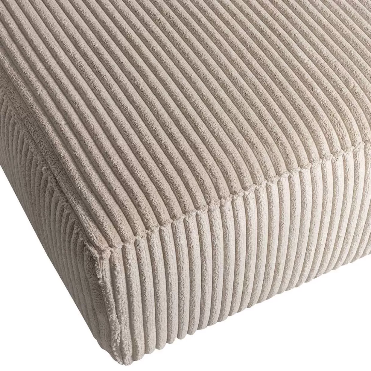 Ecksofa Bean Links Hefty Ribcord Travertin 254X178>mutoni living Clearance