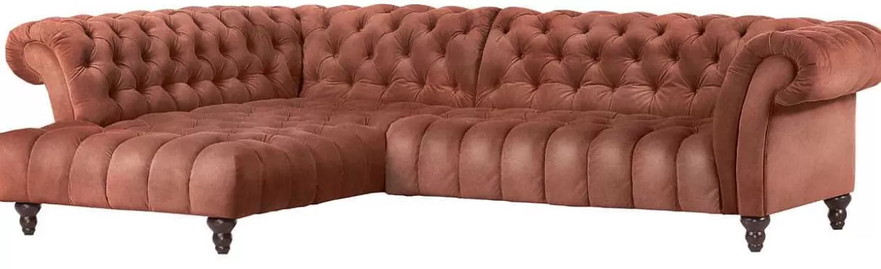 Ecksofa Chelsea Braun Links>mutoni prime New