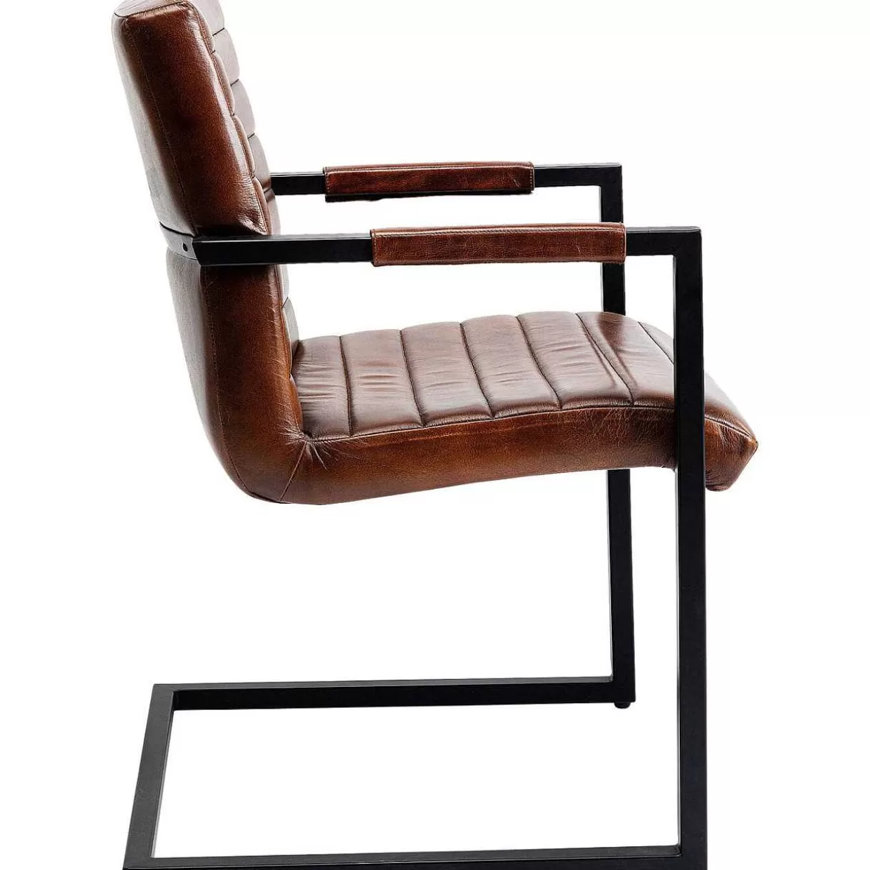 Freischwinger Lola Leder Braun>KARE Design Hot