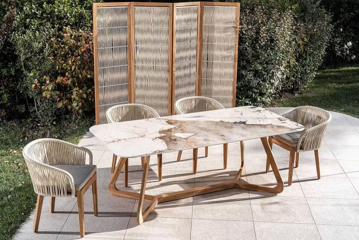 Garten Esstisch Corinto Teak Keramik 210X100>mutoni ethnic Cheap