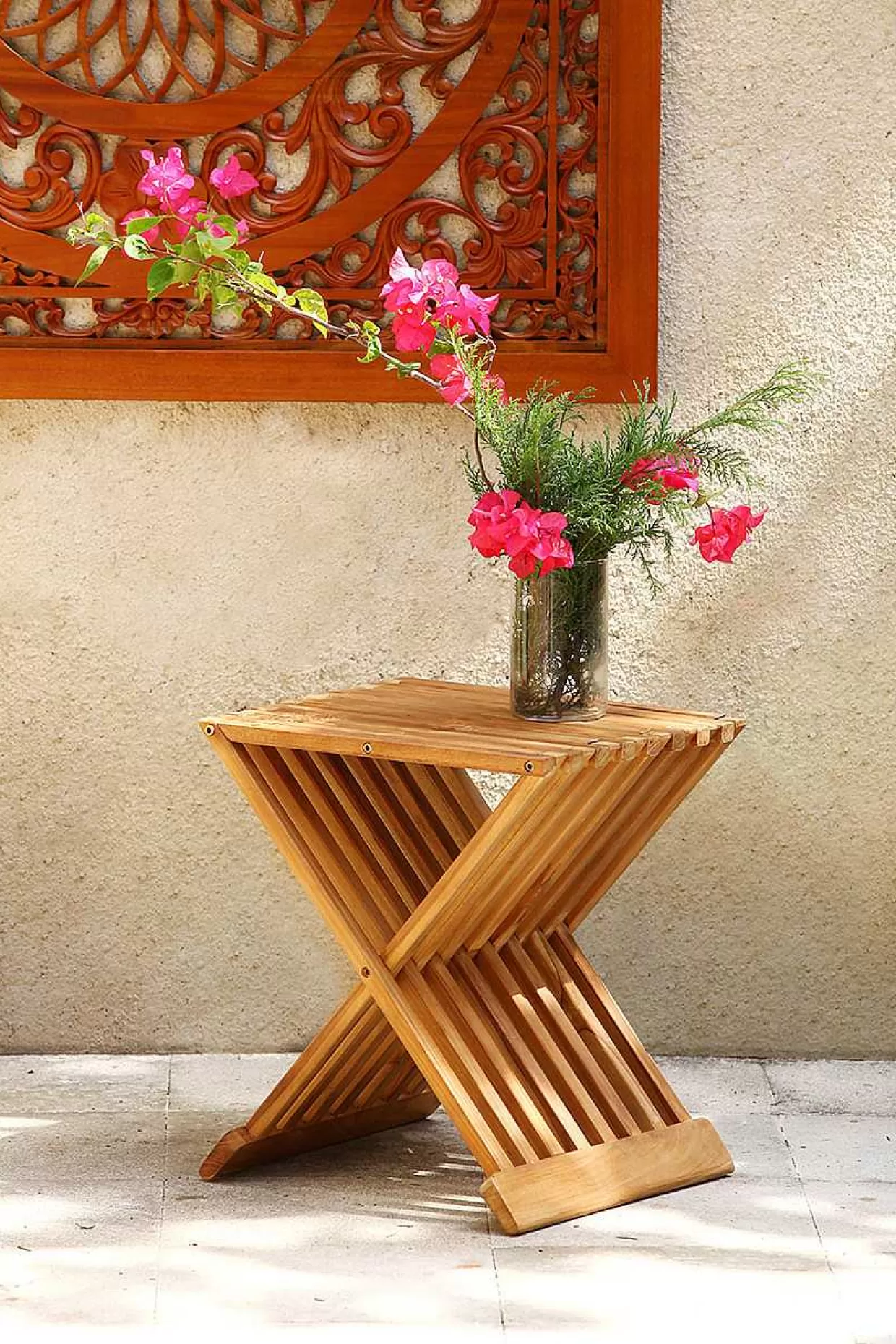 Garten Hocker Fani Teak Braun>mutoni pleasure Flash Sale