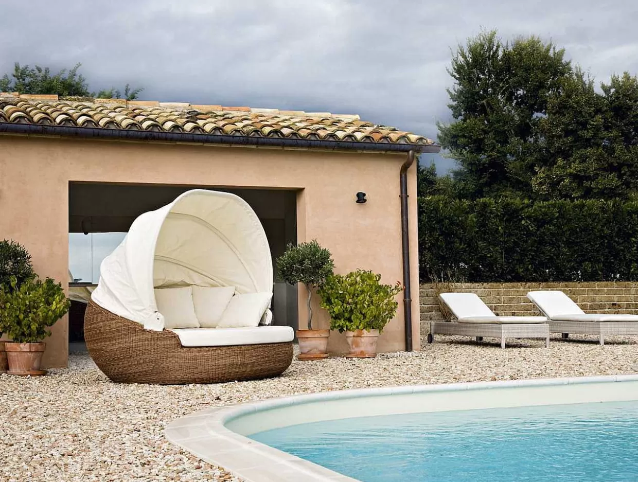 Garten Liegeinsel Sphera Polyrattan Bronze>mutoni ethnic Outlet