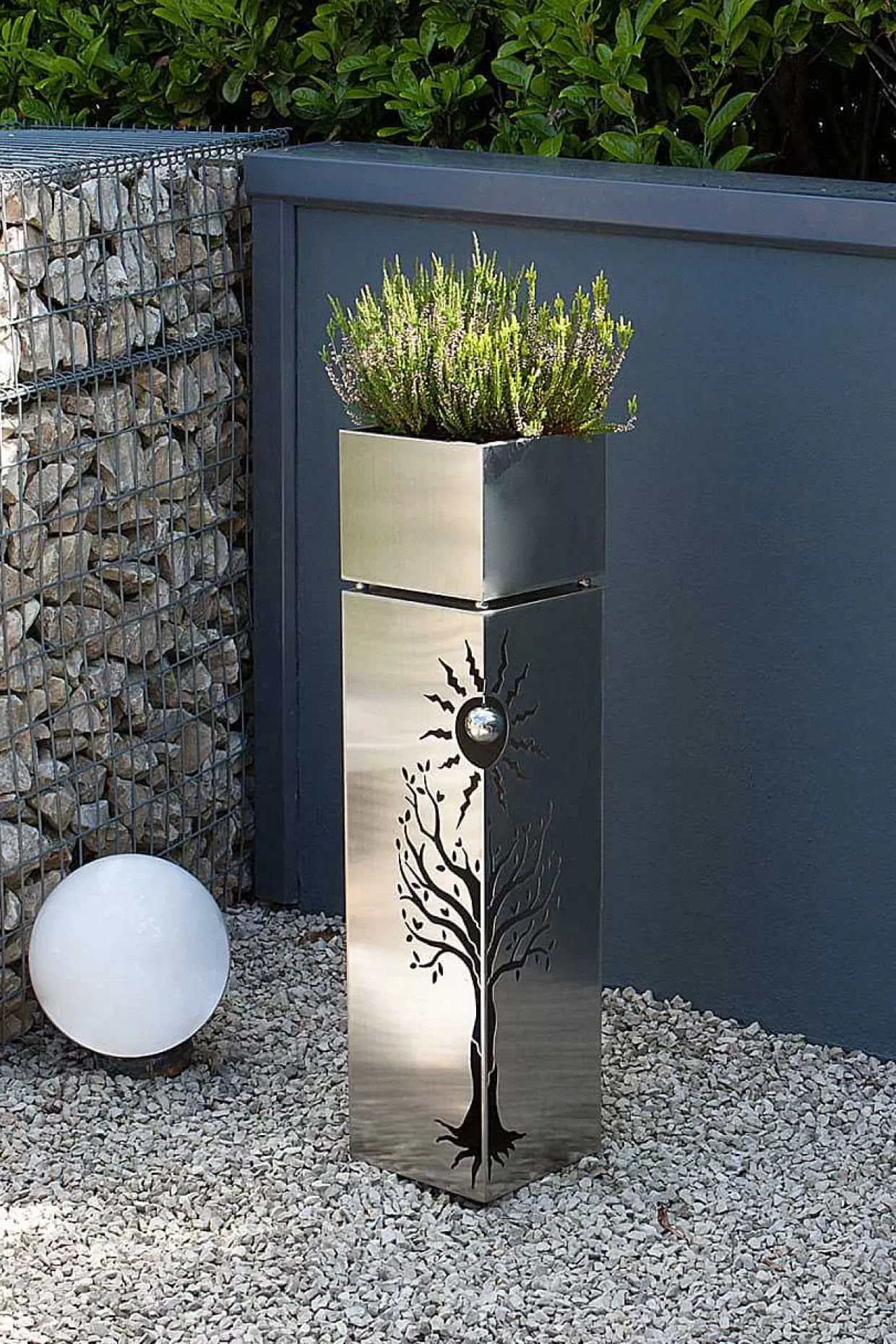 Garten Pflanzsaule Buche Edelstahl Silber>mutoni pleasure Hot