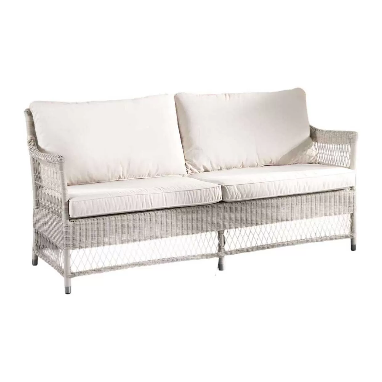 Garten Sofa Camille Polyrattan Bianco Wash 172>mutoni ethnic Clearance