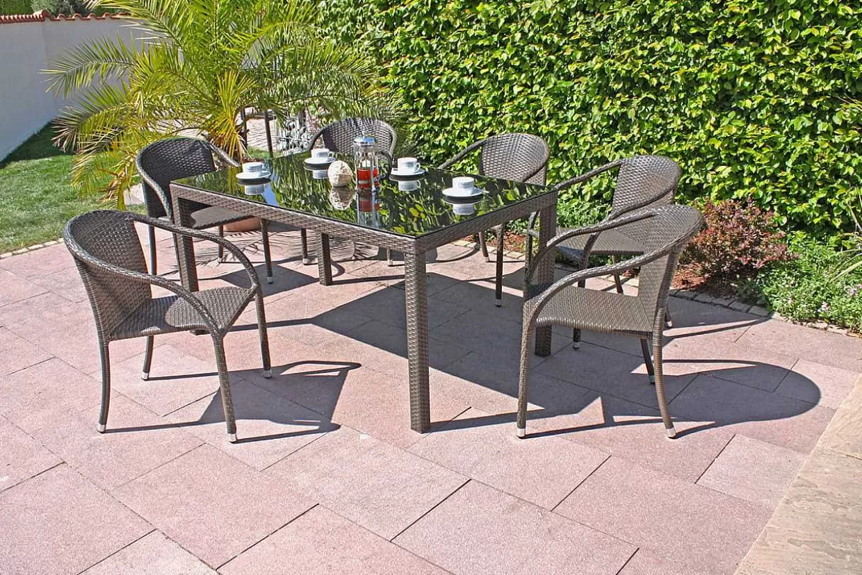 Garten Stapelstuhl Riga Braun (2-Er Set)>mutoni pleasure Sale