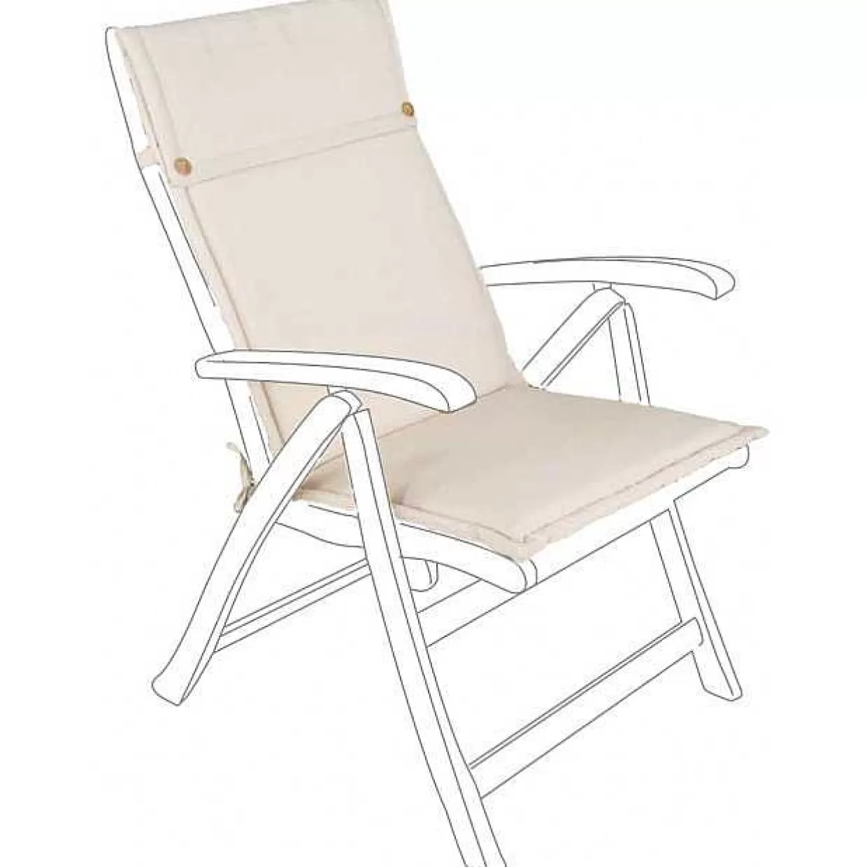 Gartenkissen Naturale Hoch Rucken Spun 52X120>mutoni lifestyle Cheap