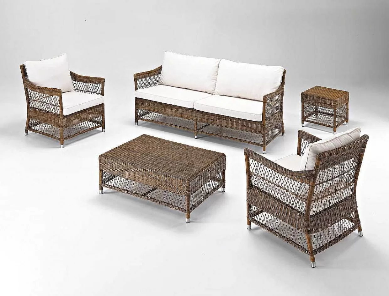 Gartenlounge Camille Polyrattan Bronze 5-Teilig>mutoni ethnic Store