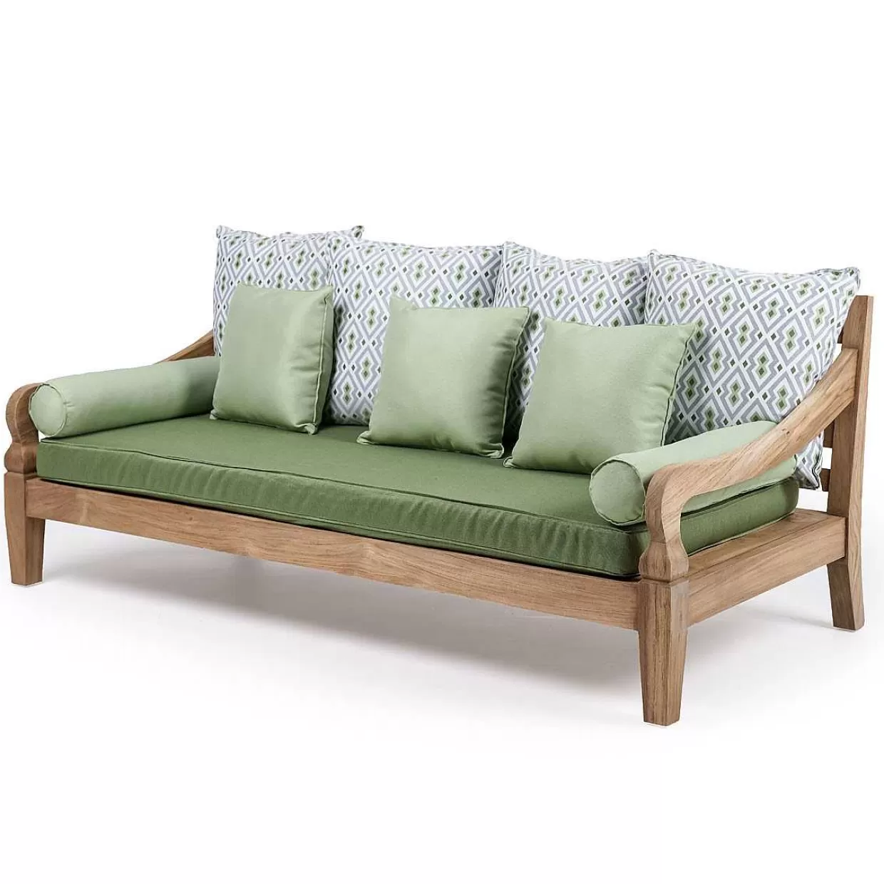 Gartenlounge Java Natur Teak (3-Teilig)>mutoni ethnic Sale