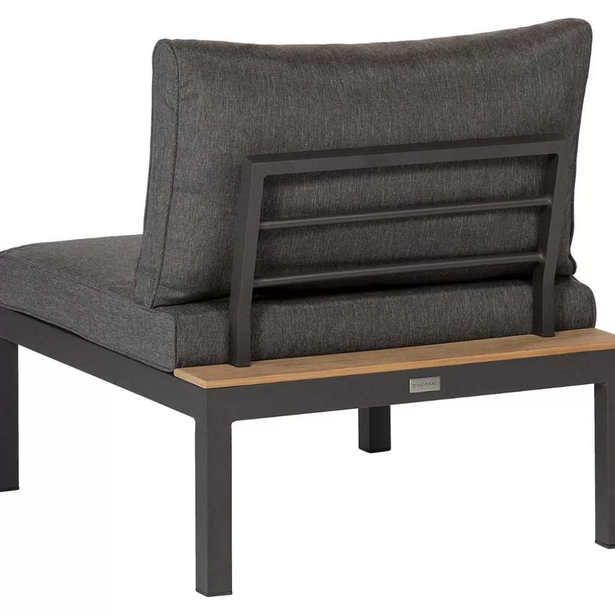 Gartenlounge La Vida Erweiterung Aluminium/Teak Anthrazit>mutoni living Discount