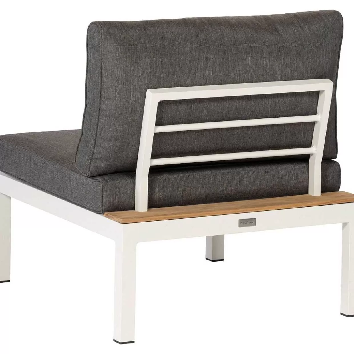 Gartenlounge La Vida Erweiterung Aluminium/Teak Weiss>mutoni living Best