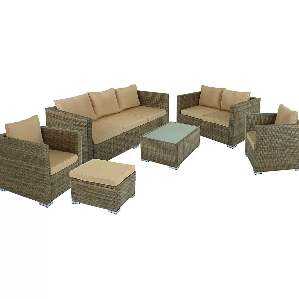 Gartenlounge Murcia Braun>mutoni pleasure Hot