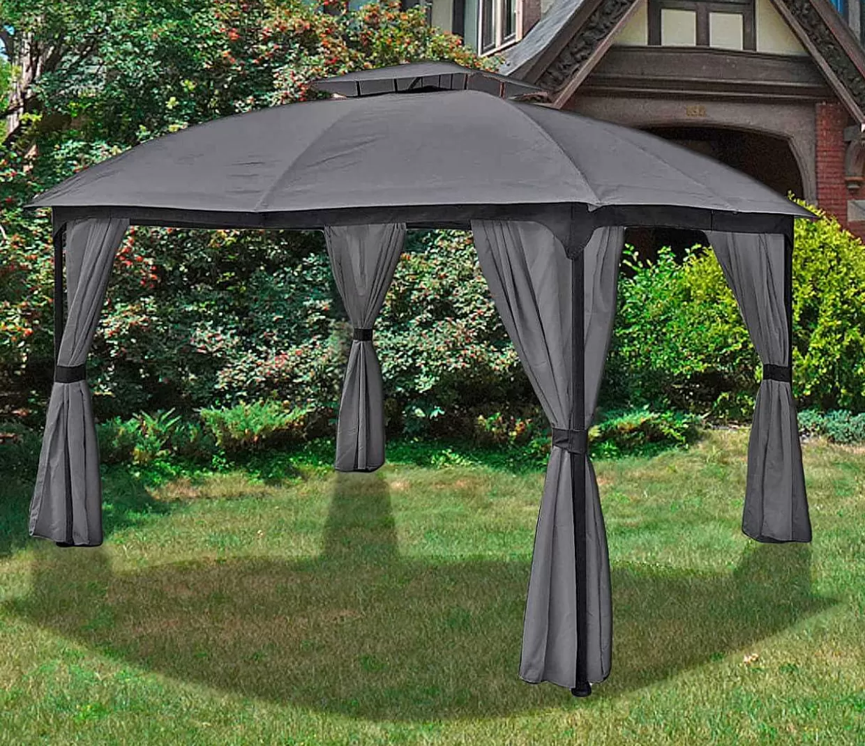 Gartenpavillon Kama Anthrazit 360X300>mutoni pleasure Sale