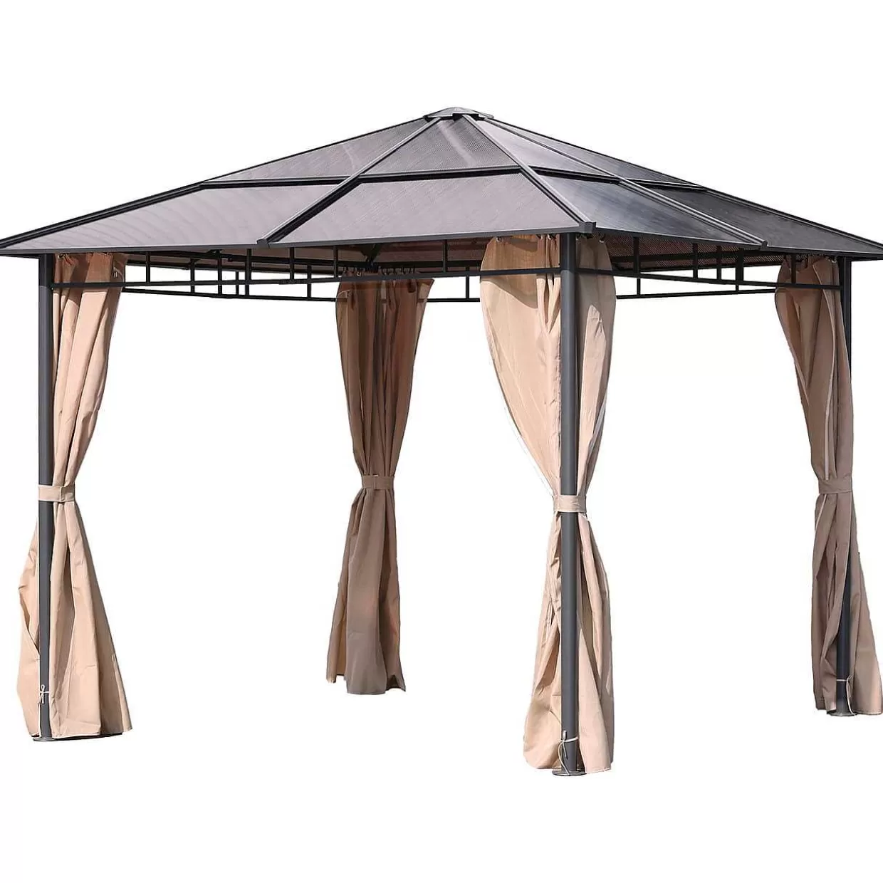 Gartenpavillon Napa Braun Beige 295X295>mutoni pleasure Shop