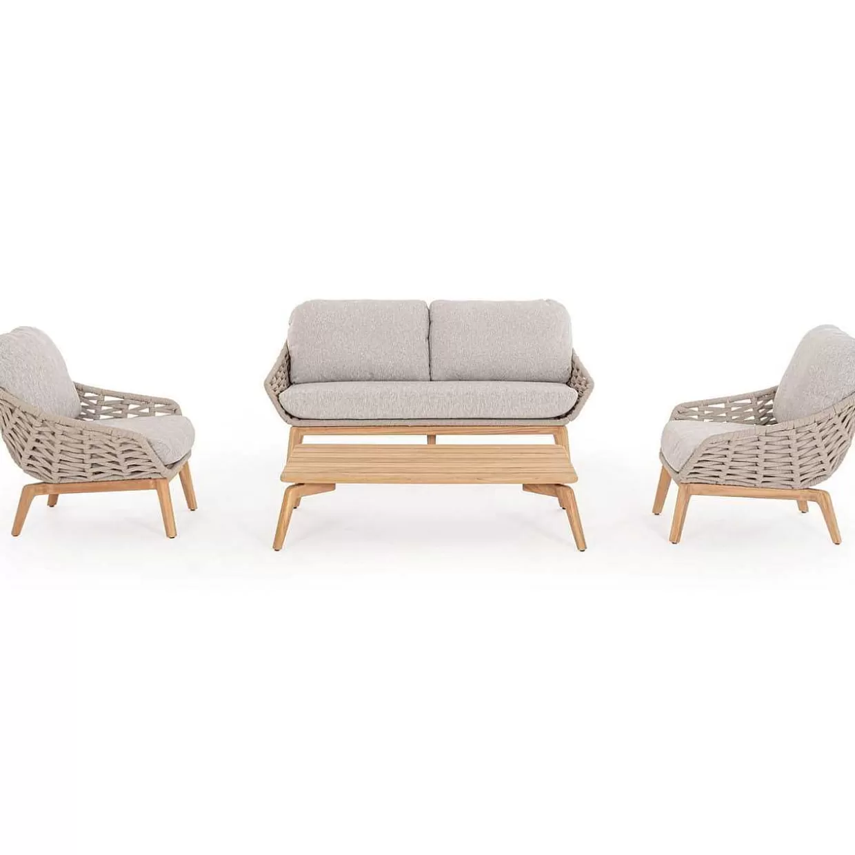 Gartensofa Tamires 3-Sitzer Teakholz Beige>mutoni lifestyle Cheap