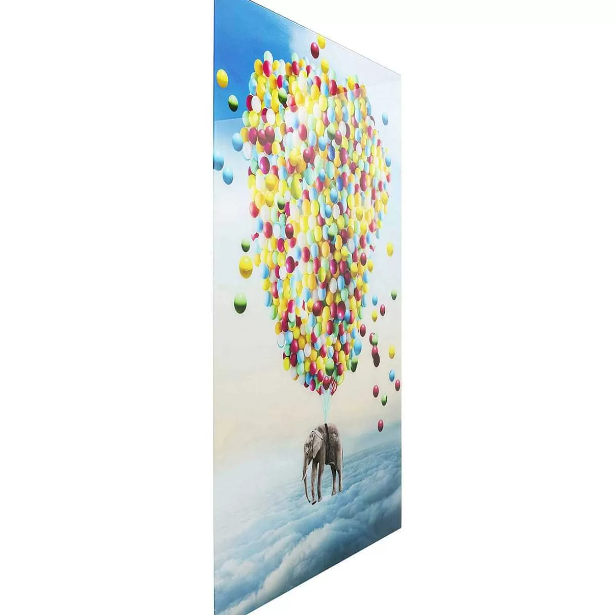 Glasbild Balloon Elephant 100X150>KARE Design Best