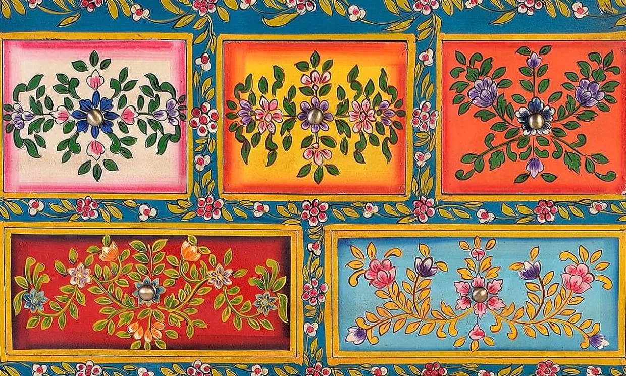 Hochkommode Marita Mango Multicolor 80X122>mutoni inspiration Discount