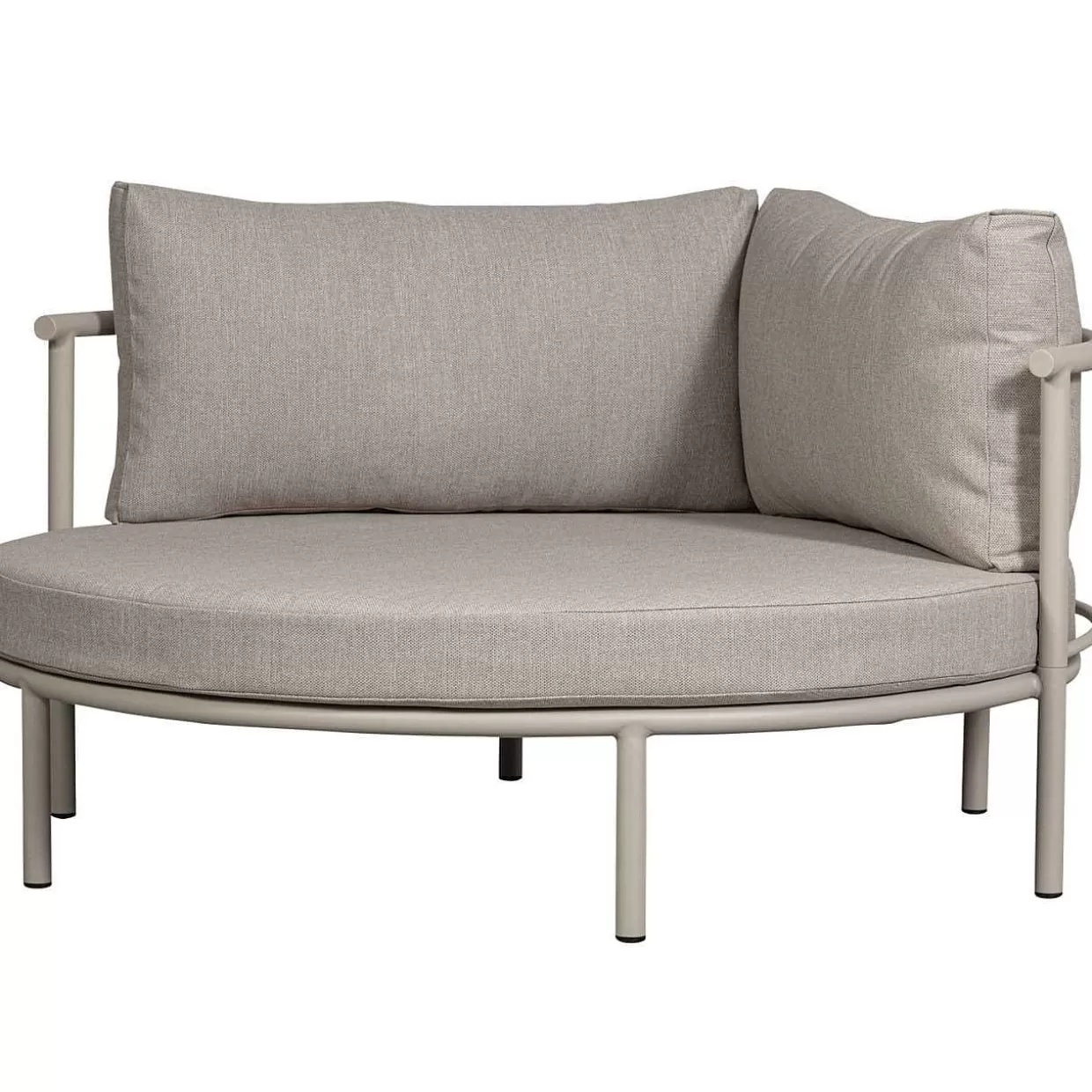 Loungebett Mulberry Rund Aluminium Sand 150>mutoni living Flash Sale