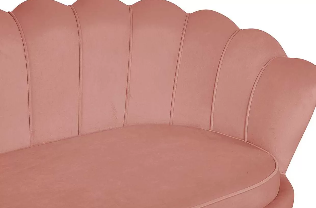 Muschelsofa 3-Sitzer Samt Rose>mutoni casual Shop