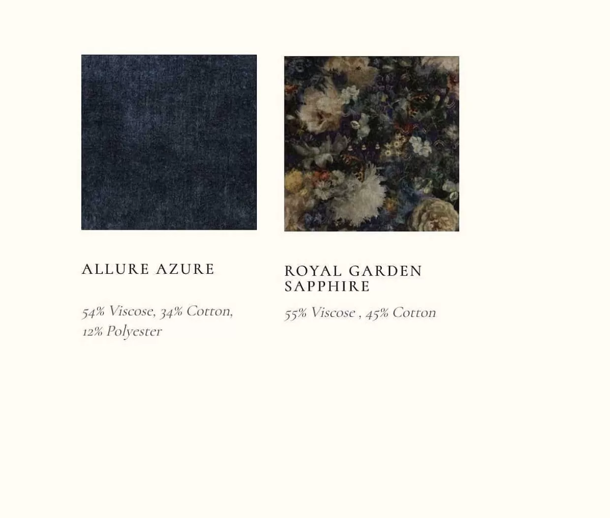 Ohrensessel Crawford Allure Azure Royal Garden Sapphire>tetrad New