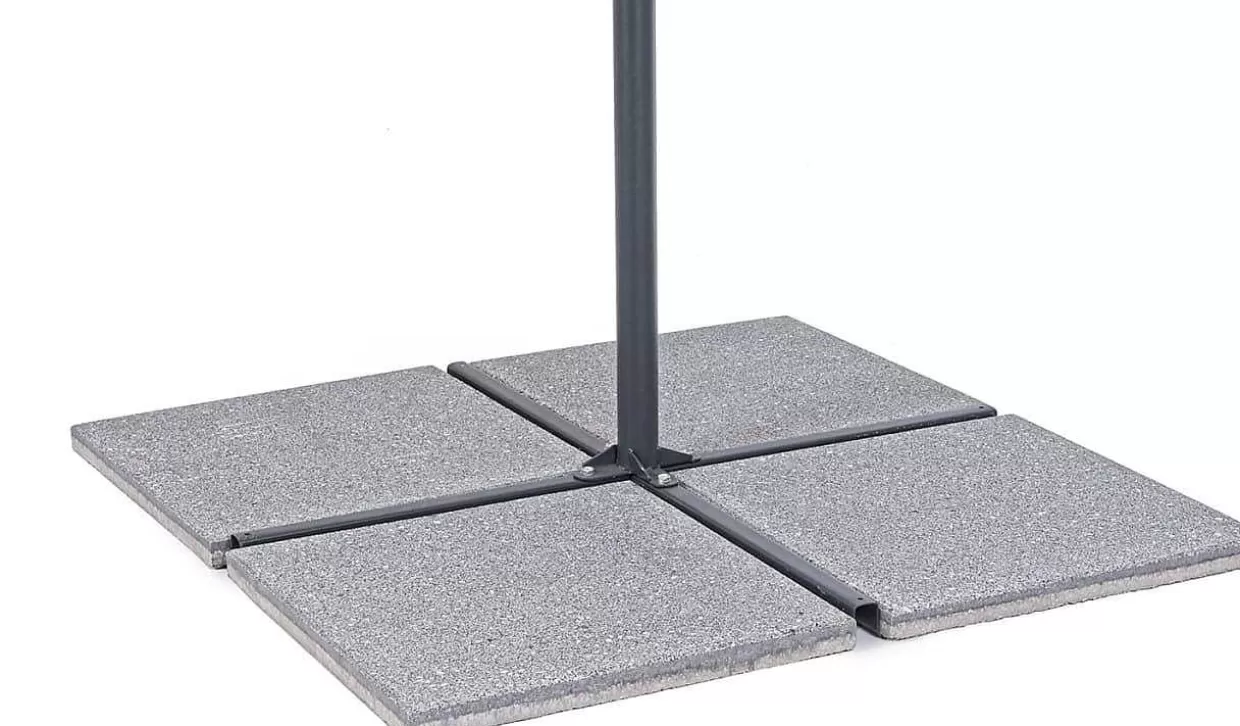 Platten Zu Schirmständer 50X50 Zement Mix Grau (4Er-Set)>mutoni lifestyle Discount