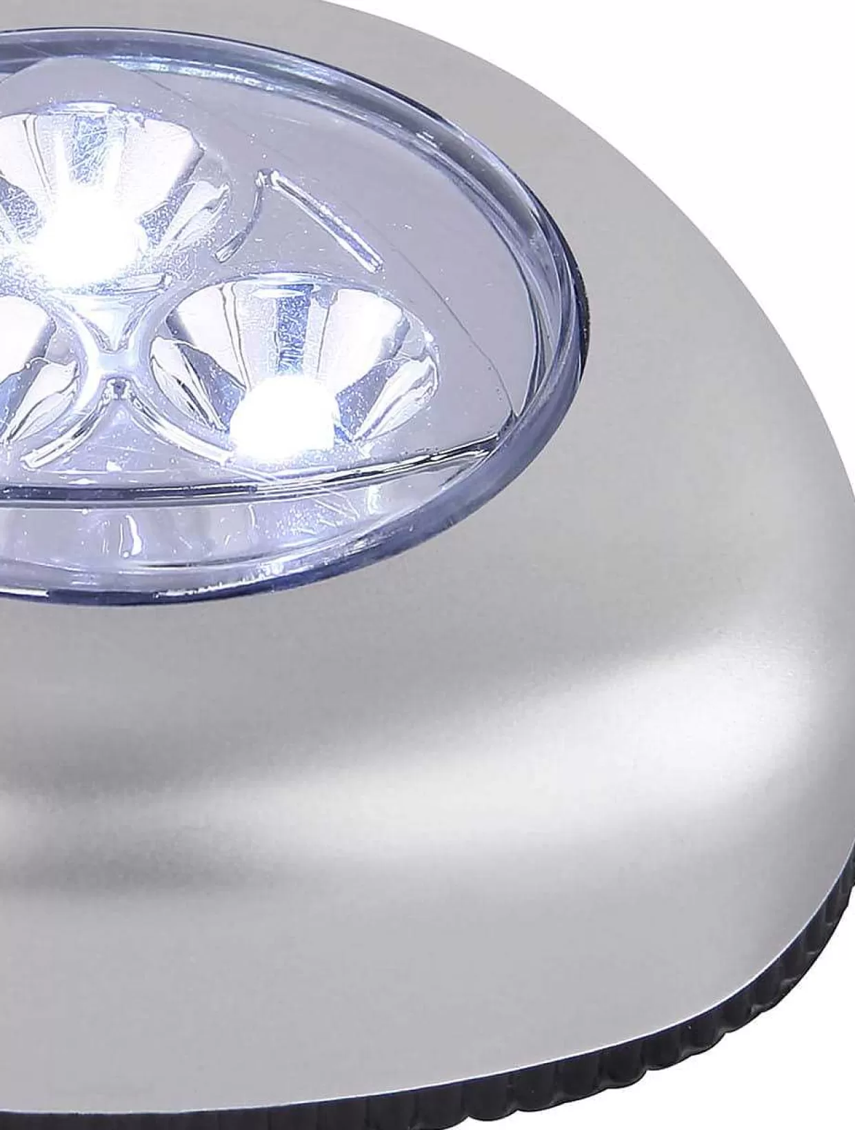 Pushlight Kunststoff Silber Metallic 3Xled>mutoni light Online