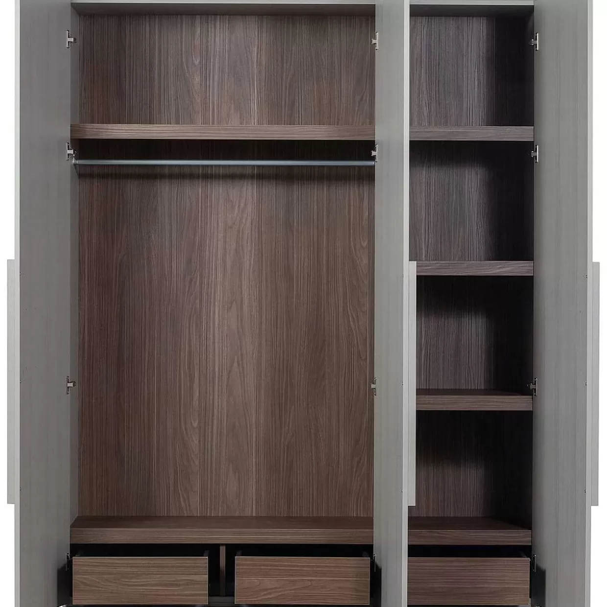 Schrank Rens 3-Turig Kieselgrau 165X210>mutoni living Shop