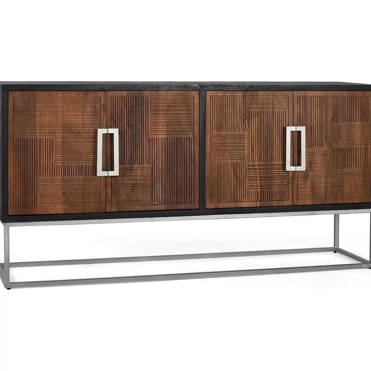 Sideboard Adra Mangoholz Schwarz 170X84>mutoni inspiration Outlet