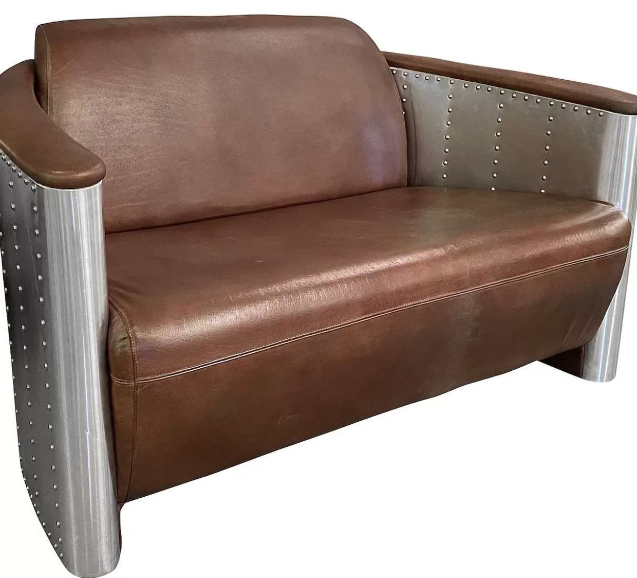 Sofa Bolton 2-Sitzer Vintage Light Brown>mutoni wood Flash Sale