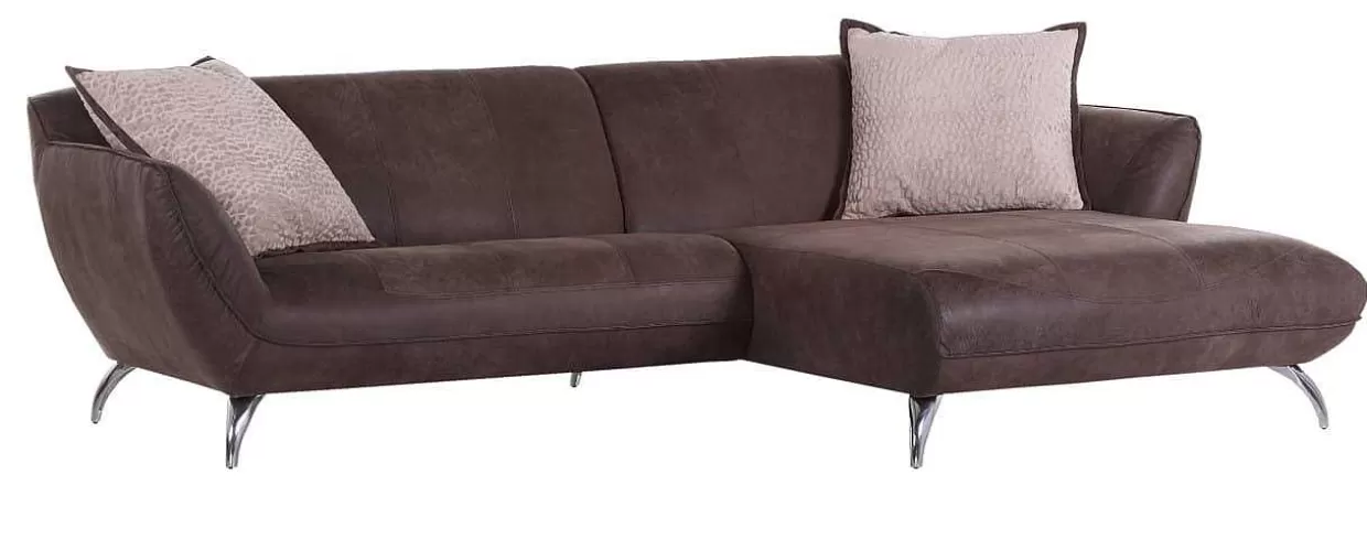 Sofa Liverpool Ottomane Rechts 280X170 Braun>mutoni prime Cheap