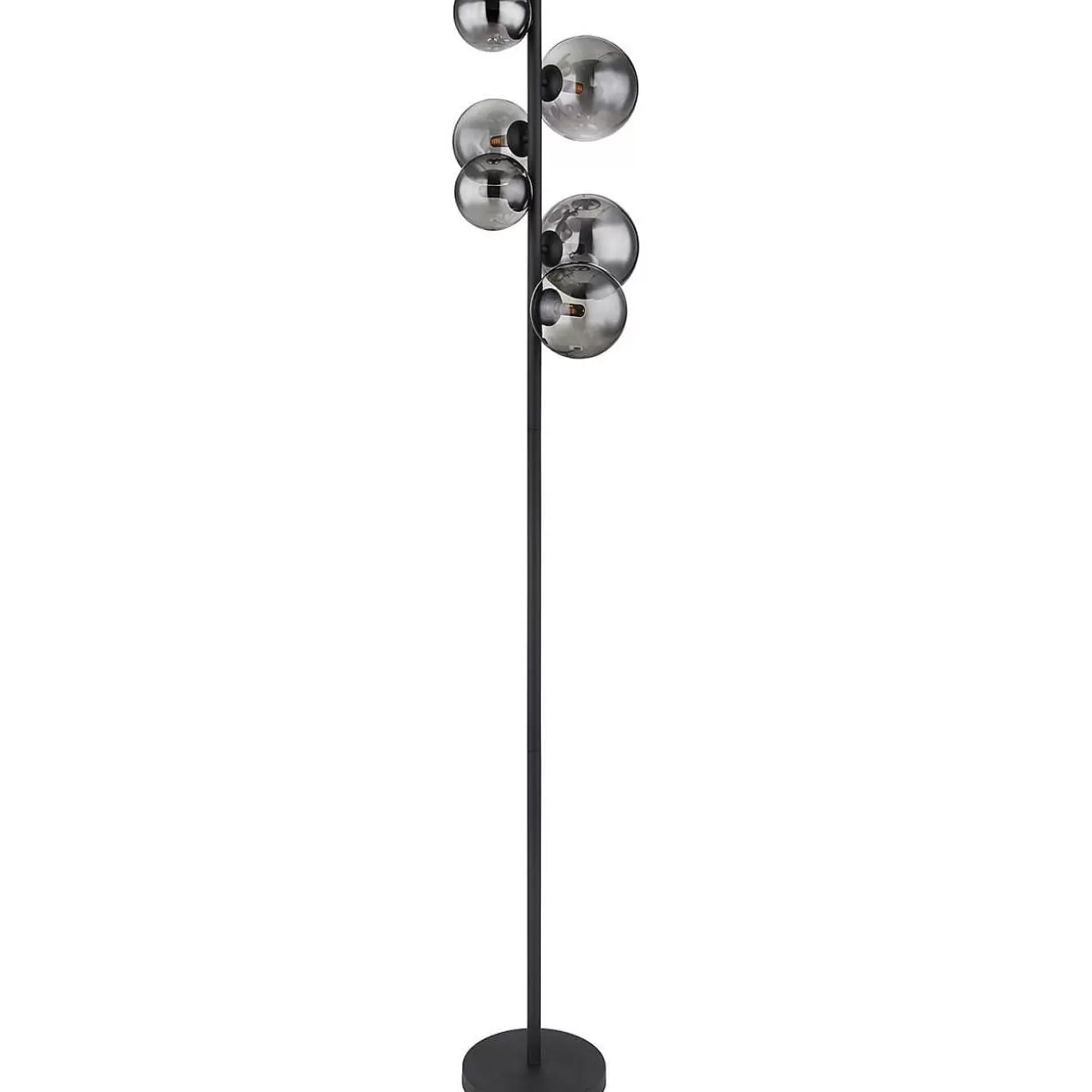 Stehleuchte Riha Metall Schwarz Matt 6Xg9 Led>mutoni light Clearance