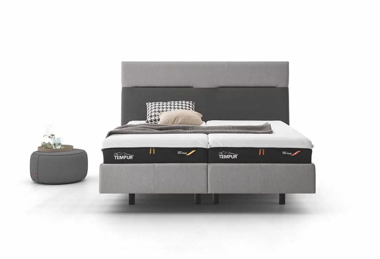 Relax Bett Texture Bicolor Ash Grey>Tempur Discount