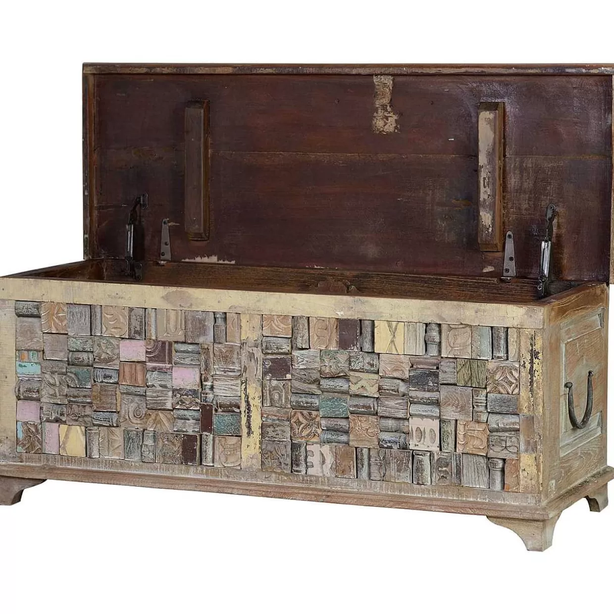 Truhe Holz Recycelt Multicolor 106X36>mutoni inspiration Best Sale
