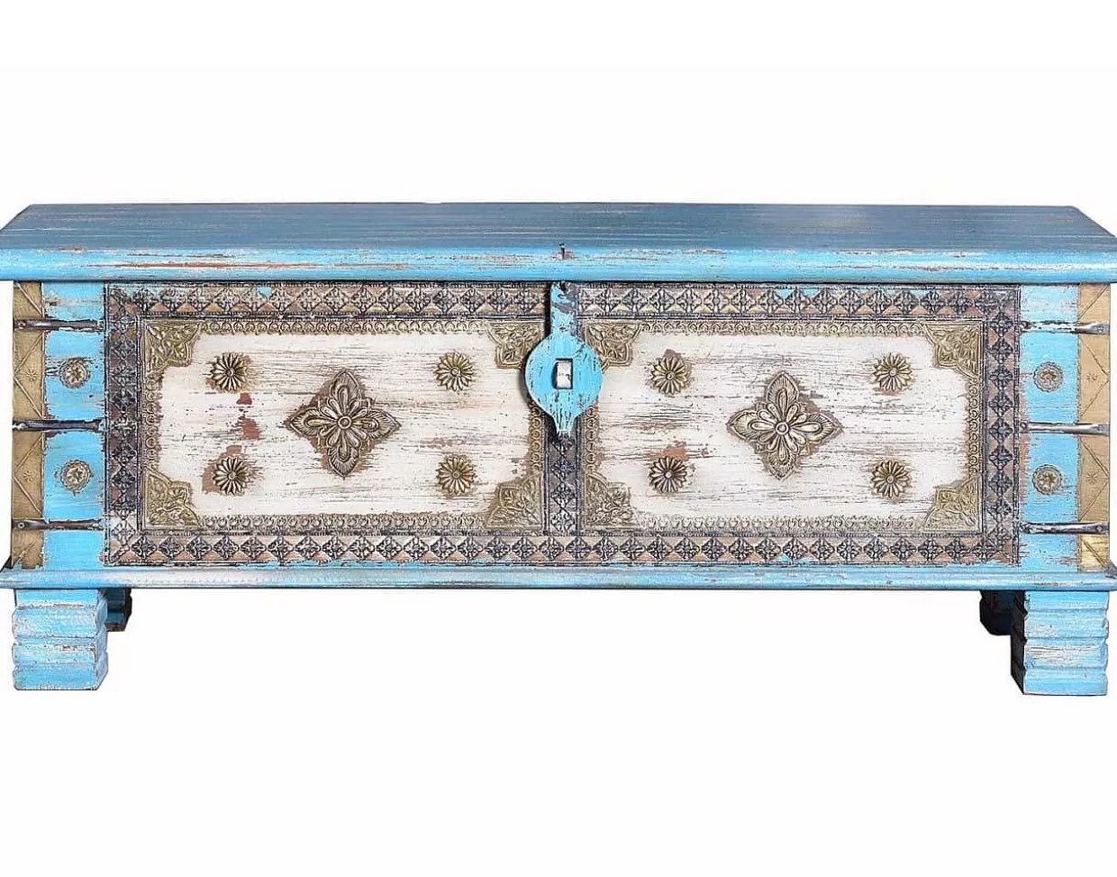 Truhe Mango Vintage Blau 116X40>mutoni inspiration Sale