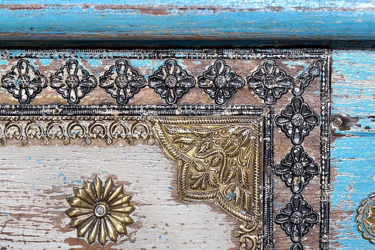 Truhe Mango Vintage Blau 116X40>mutoni inspiration Sale