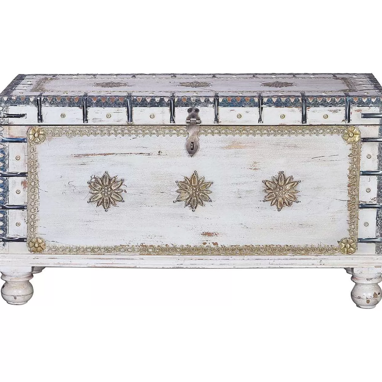 Truhe Mango Vintage Weiss 100X40>mutoni inspiration Cheap