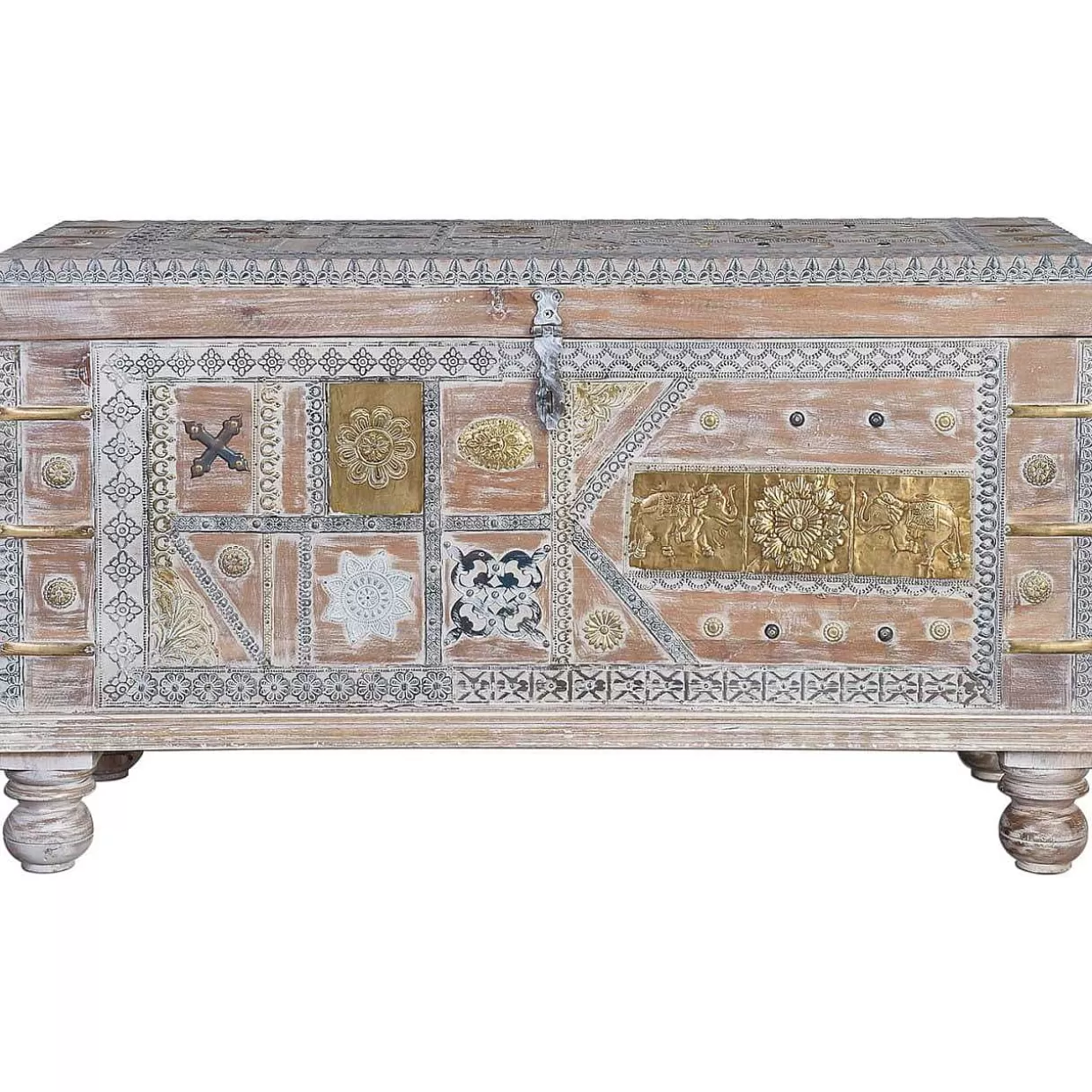 Truhe Mango Vintage Weiss 100X40>mutoni inspiration Cheap