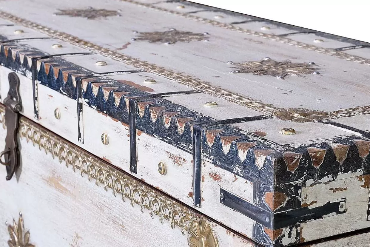 Truhe Mango Vintage Weiss 100X40>mutoni inspiration Cheap