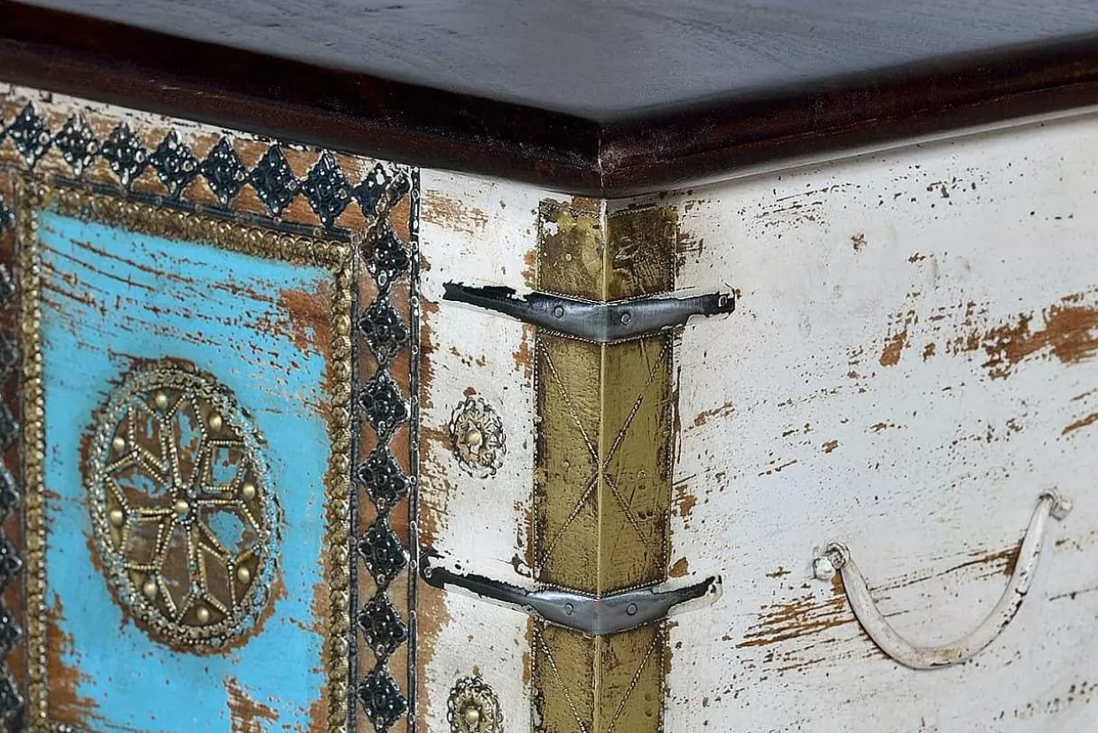 Truhe Mango Vintage Weiss 116X40>mutoni inspiration Clearance